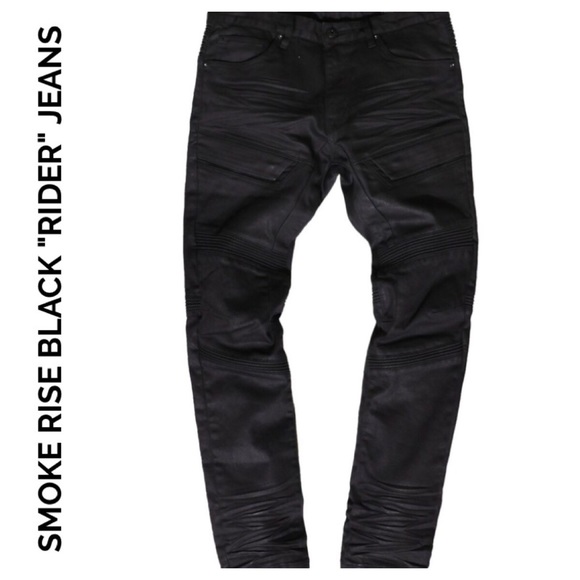 smoke rise black jeans